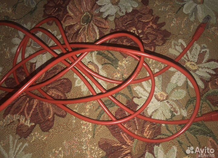 Сетевой кабель для интернета 3м, патч-корд, RJ45