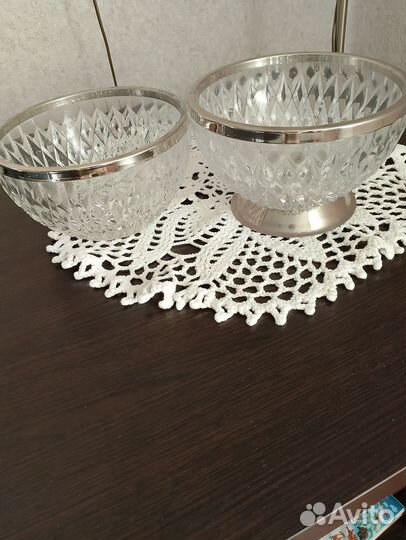 Вазы хрустальные
