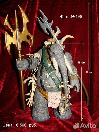 Набор А16 Фигурки Монстр Спаун Spawn Слон Дьявл