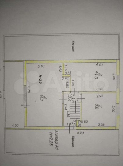 Коттедж 120 м² на участке 82 сот.