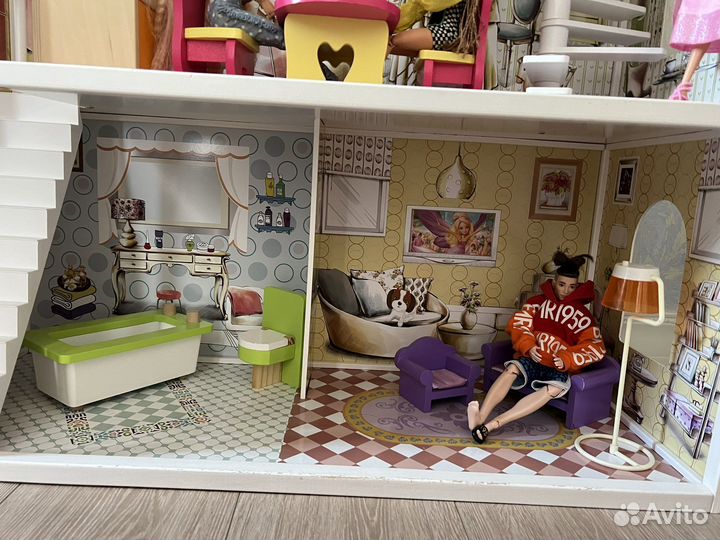 Домик кукольный для барби