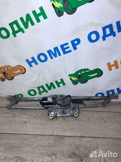 Трапеция стеклоочистителей с мотором(в сборе) Jee