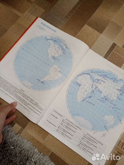 Контурная карта 6 класс