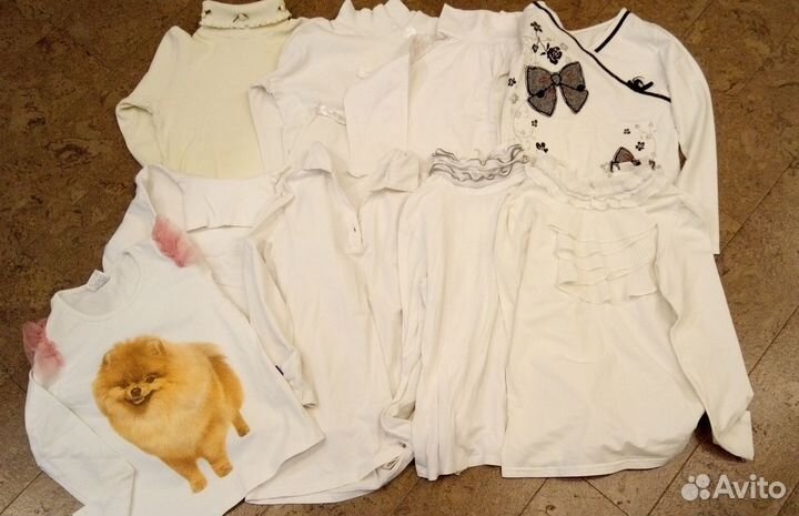 Водолазки и туники на девочку, разм 110-128