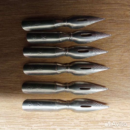 Старинные чернильные перья. Перьевые ручки