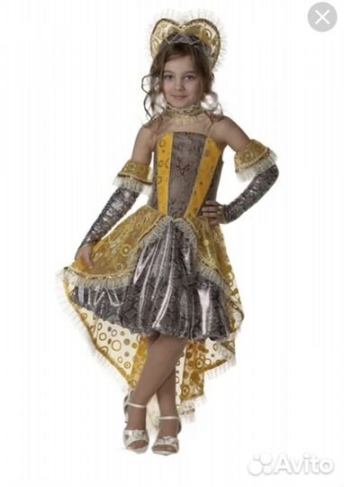 Детский карнавальный костюм для девочки змейка