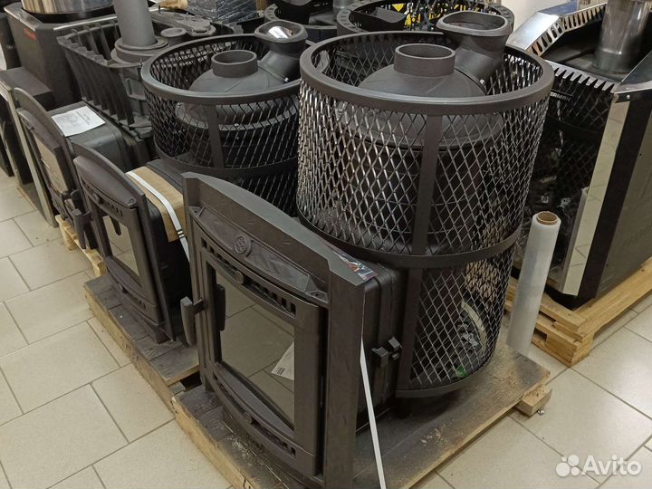 Печь дровяная атмосфера L сетка нержавейка