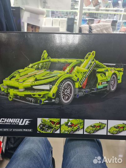 Конструктор гоночная машинка 499деталей