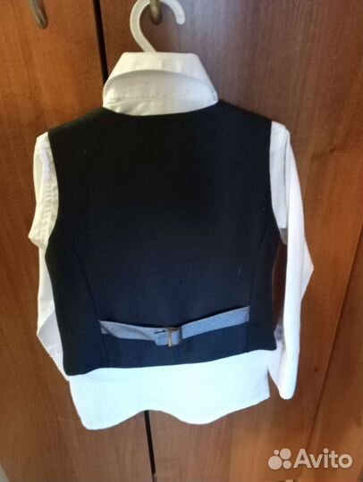 Костюм брючный детский. Жилет, рубашка, брюки