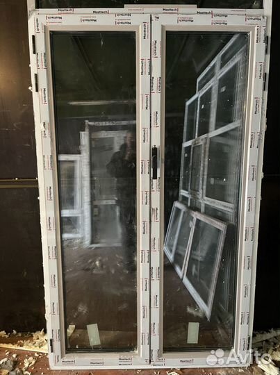 Штульповая алюминиевая двойная две 215(в) х130