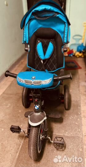 Велосипед коляска bmw