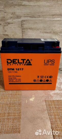 Аккумулятор 12v 17ah