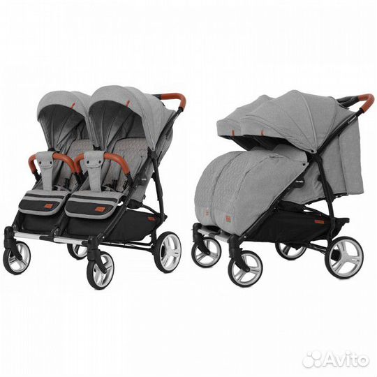 Коляска для двойни Carrello Connect