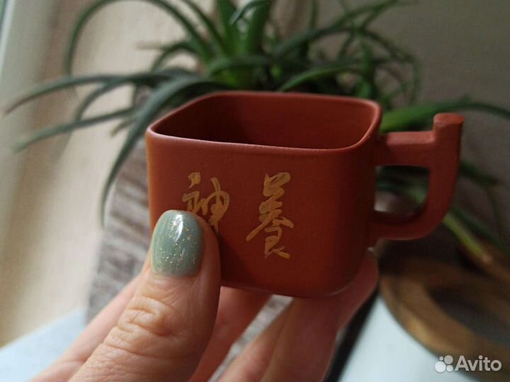 Глиняная чайная пара