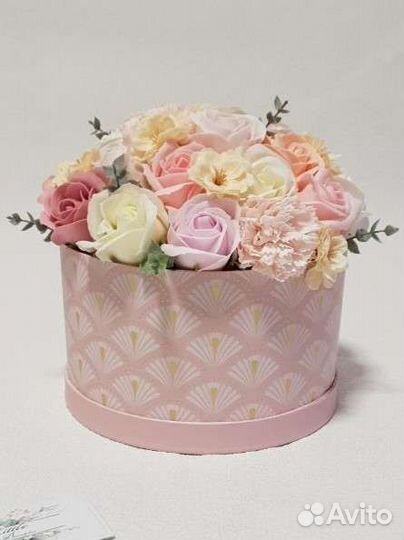 Букет цветов. Мыльные цветы. Букет из мыльных роз