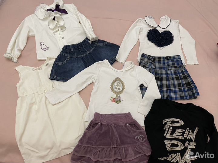 Одежда для девочки пакетом 104-110