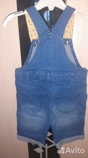 Джинсовые шорты для девочки 86