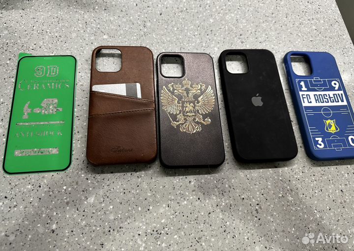 Чехол на iPhone 12 pro кожа