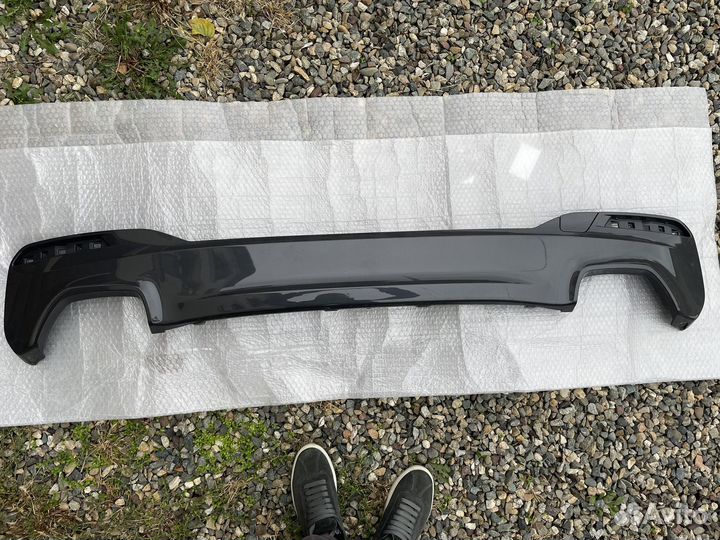 Диффузор на задний бампер bmw g30 m