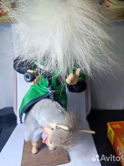 Мужчина с Кавказа джигит, осёл, игрушка,сувенир