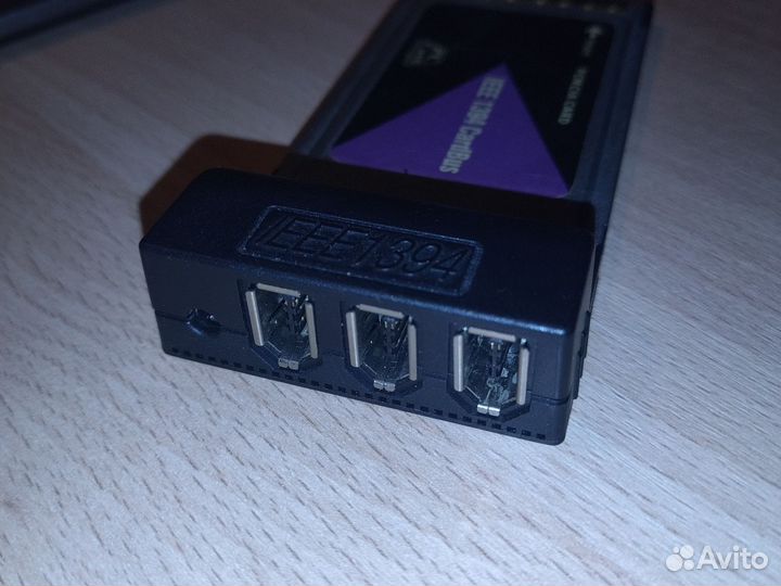 Карта pcmcia на три порта ieee 1394