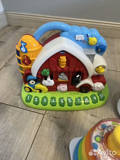 Развивающие игрушки от года chicco, fisher price