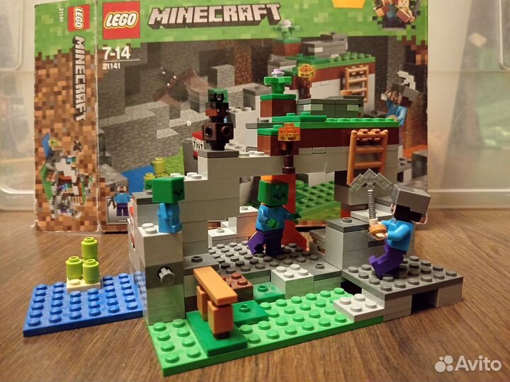 Lego minecraft Горная пещера 21141