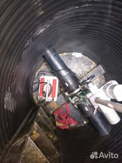 Аварийные работы вод-д, замена крана под давлением