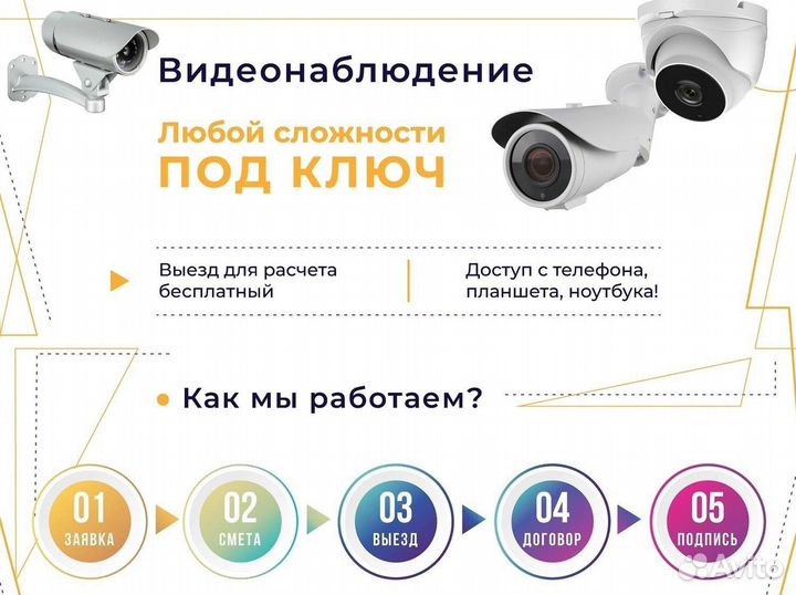 Установка систем видеонаблюдения