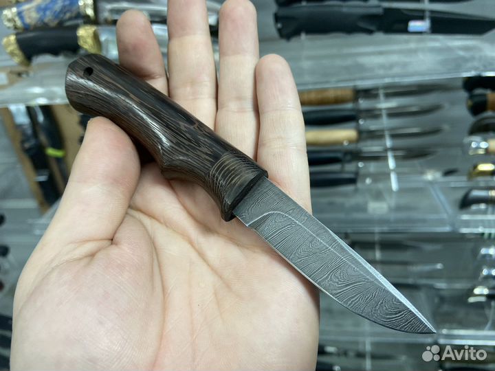 Нож Грибник (Дамасская сталь)