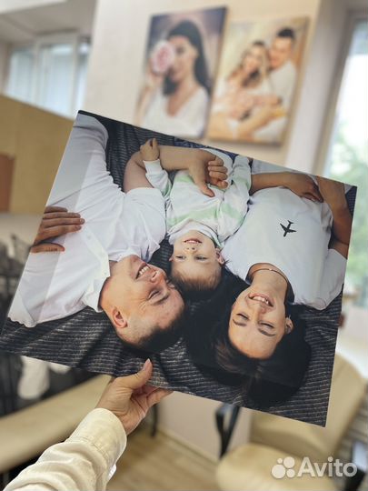 Печать фотографий и портретов по фото на холсте