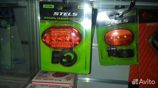 Фонари велосипедные задние