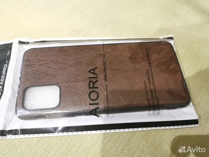 Samsung A51, чехол под кожу, новый