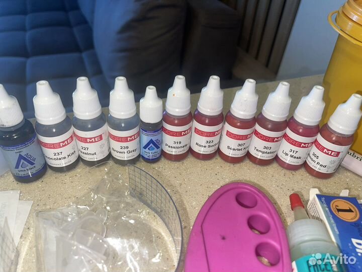 Инструменты для перманентного макияжа