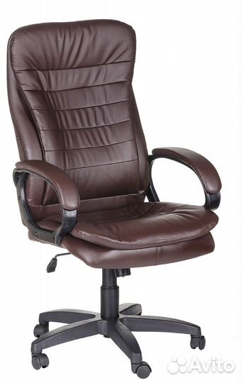 Кресло руководителя Силуэт коричневый