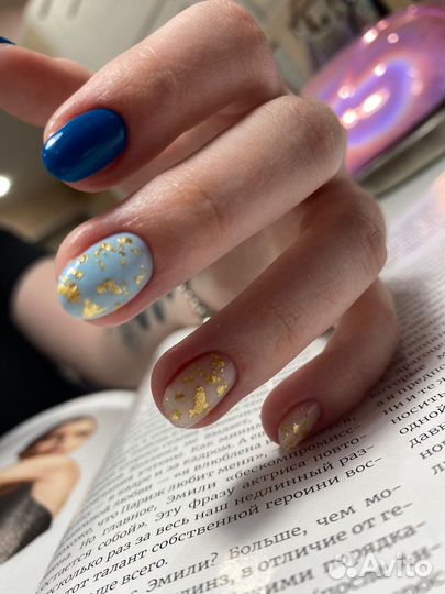 Маникюр, покрытие гель лак, наращивание