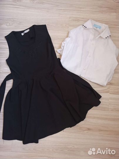 Школьная форма (5 к) для девочки 122-128 пакетом