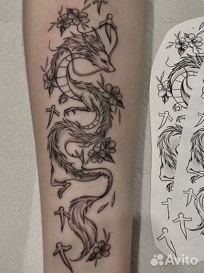 Модель на тату