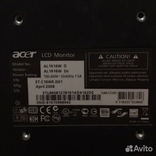 Монитор Acer
