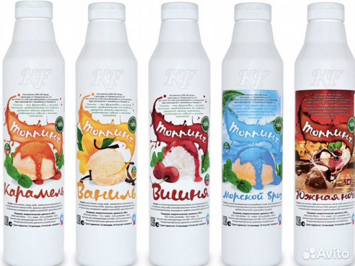 Топпинг для мороженого KF, Лесные ягоды 1кг