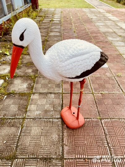 Садовая фигура аист