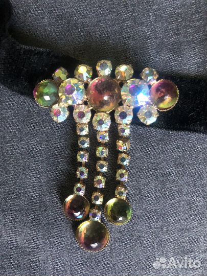 Бижутерия Чехия Ожерелье колье чокер винтаж