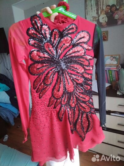 Костюм для фигурного катания 134 140