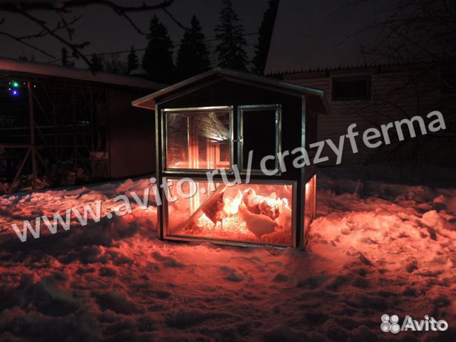 Курятник зимний с выгулом