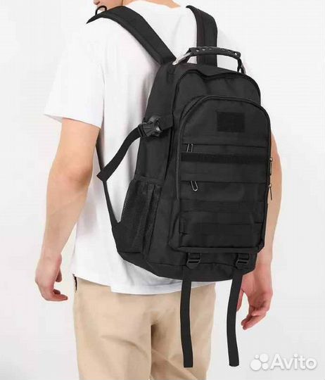 Рюкзак для походов с USB и AUX олива