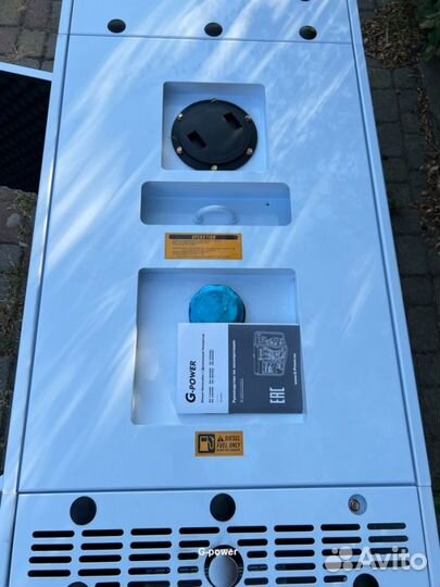 Дизельный генератор 15 kW g-power трехфазныйDG1800