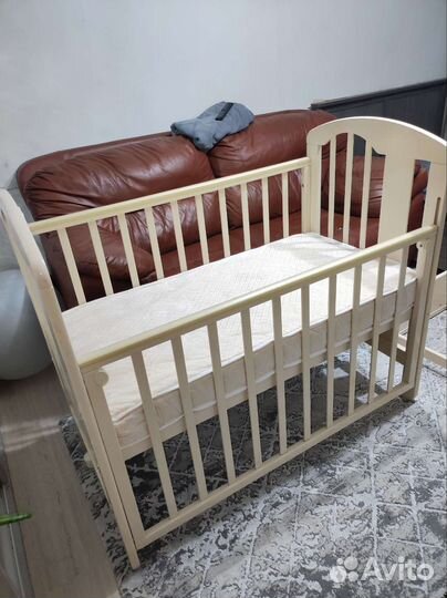 Кровать Можга детская(маятник) с матрасом