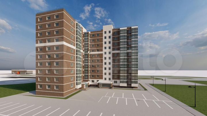 1-к. квартира, 39,2 м², 10/10 эт.