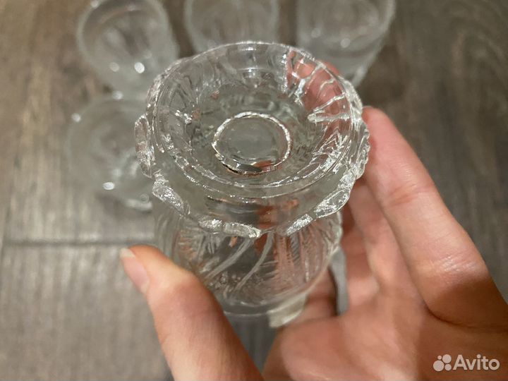 Стопки и графин Bohemia