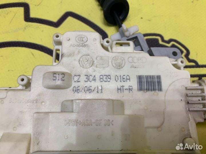 Замок двери задний правый Volkswagen Passat 362